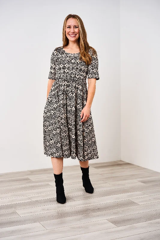 Latched Mama Classic Cotton Nursing Dress Bold pattern unclassified dresses