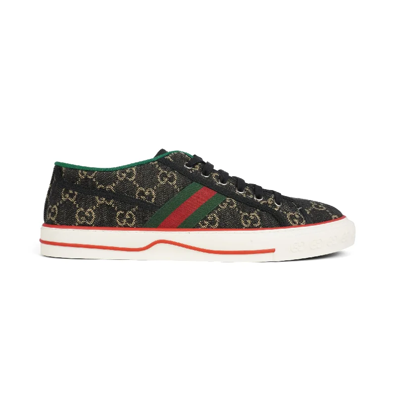 Gucci Denim Tennis Sneakers - Men's 11.5 Classic Denim Skirt