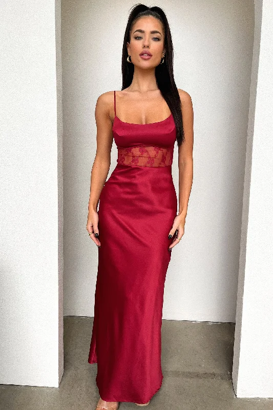 Azaria Maxi Dress - Red