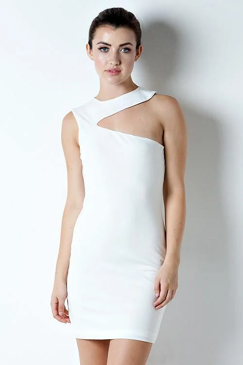 Clare, One shoulder bodycon dress