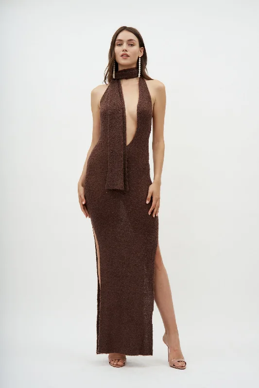 Eyre Chocolate Dress