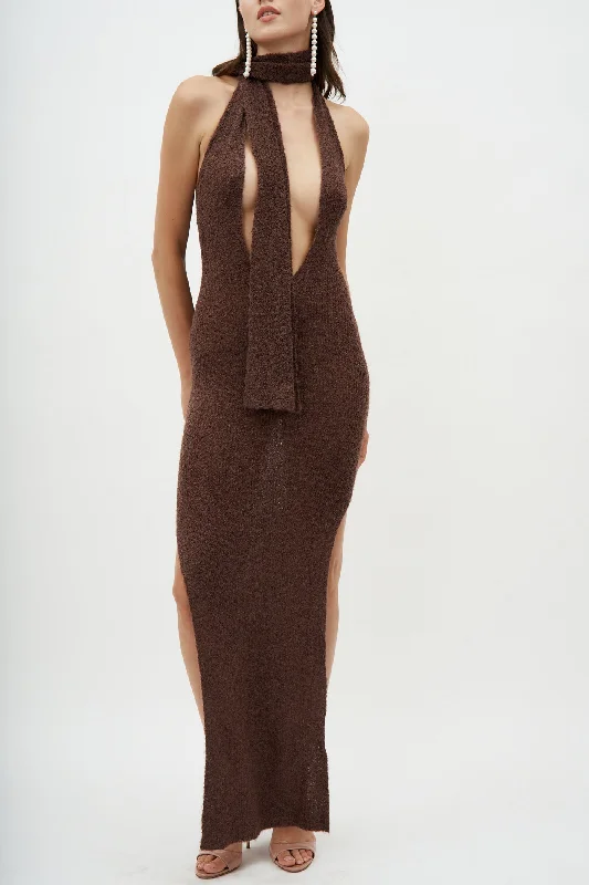 Eyre Chocolate Dress