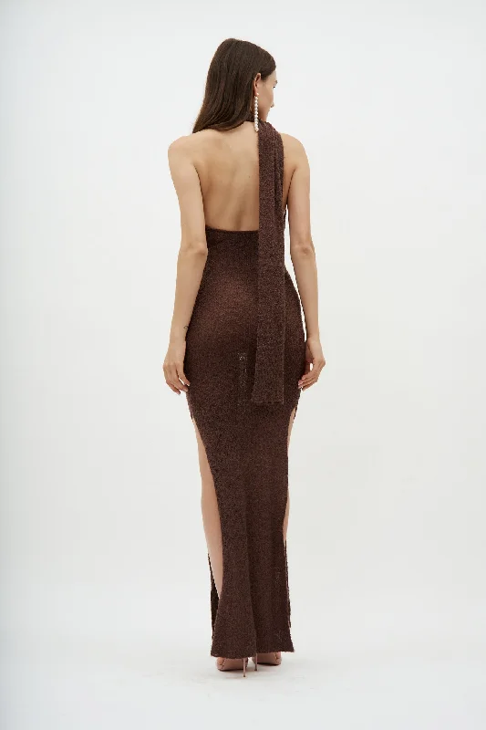 Eyre Chocolate Dress