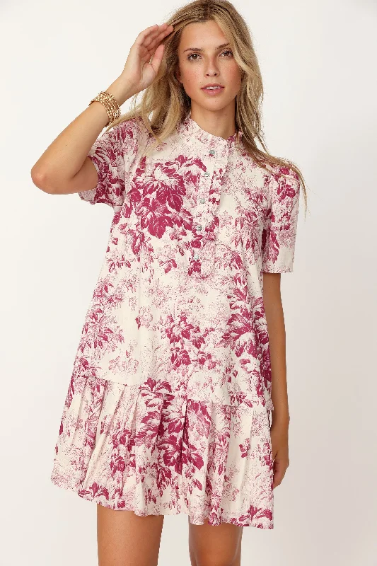 Fatimah Toile Printed Mini Dress