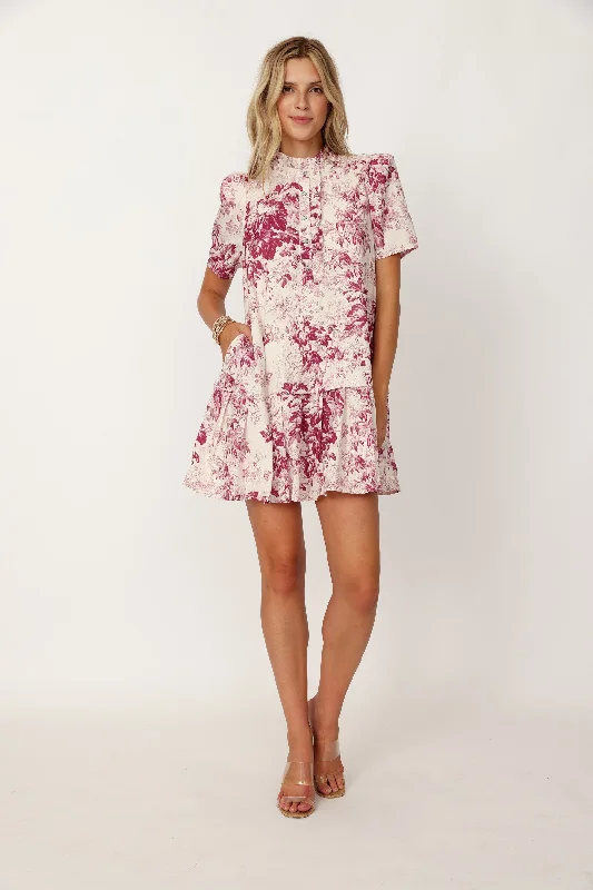 Fatimah Toile Printed Mini Dress