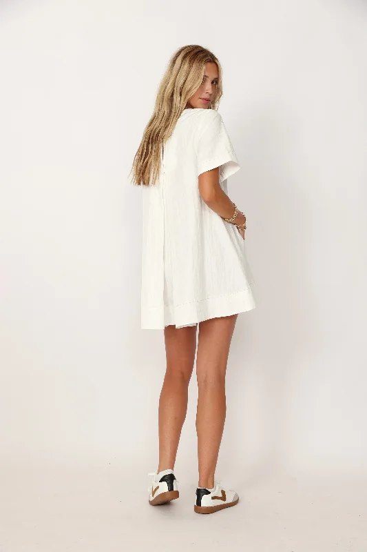 Melanie Short Sleeve Swing Dress