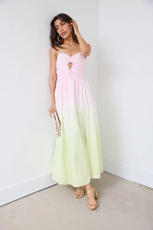 SALE - Micheal Ombre Midi Dress