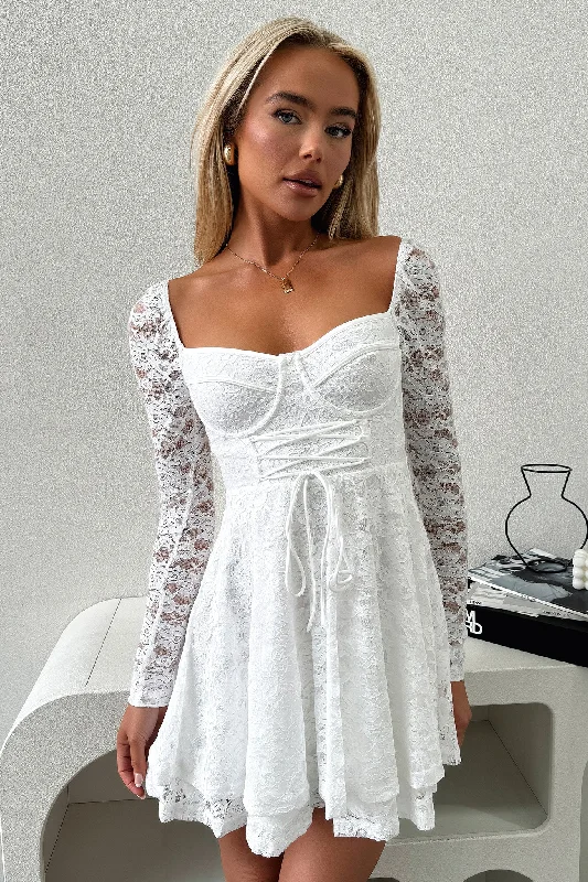 Tate Dress - White