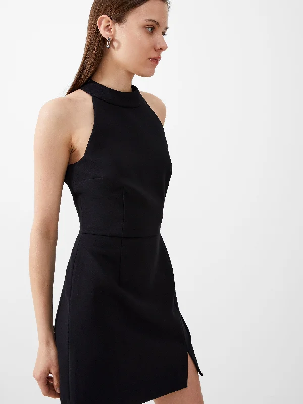 Whisper Racer Neck Dress