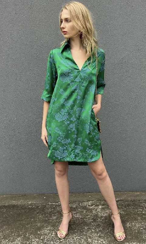 HOSS Ginger Dress - Emerald Green