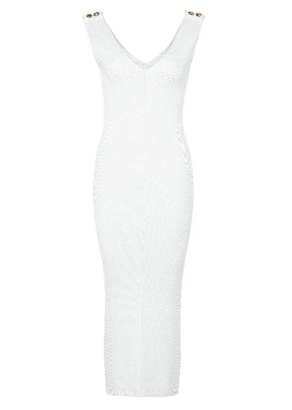 Kensington Sleeveless Dress (Natural)