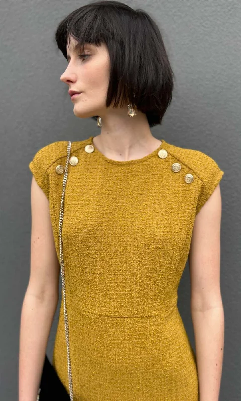 Marella Xeno Dress - Mustard