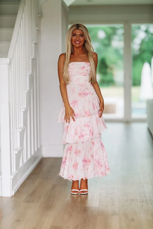 Show You The Way Maxi Dress - Blush Pink